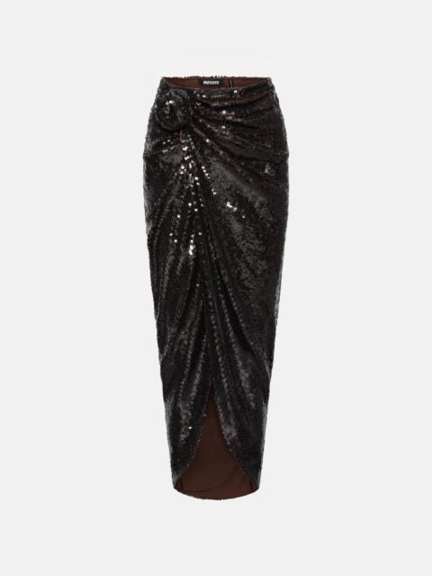 ROTATE Rotate Women Sequins Knot Skirt