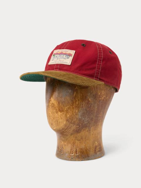 RRL by Ralph Lauren Corduroy-Bill Oilcloth Ball Cap