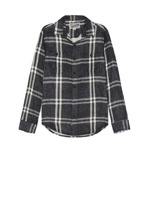 Double Weave Plaid Work Shirt