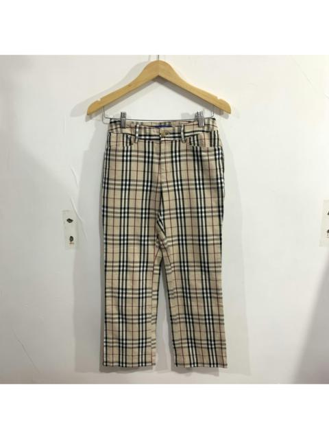 Burberry Vintage Burberry Blue Label Novacheck Pants