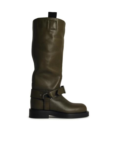 Burberry Burberry Green Leather Boots Women