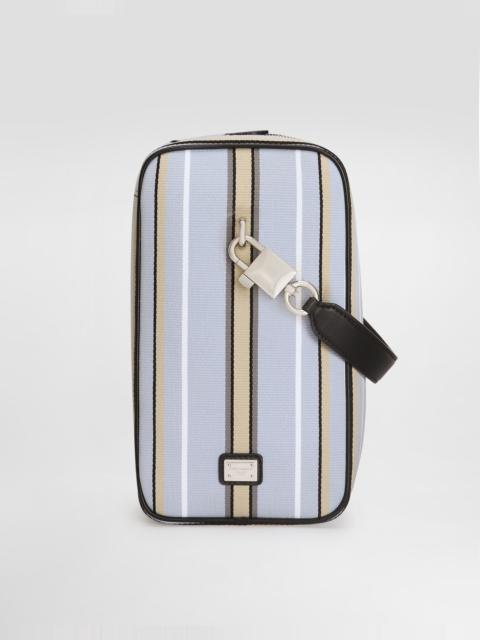 Dolce & Gabbana Lock jacquard fabric handbag