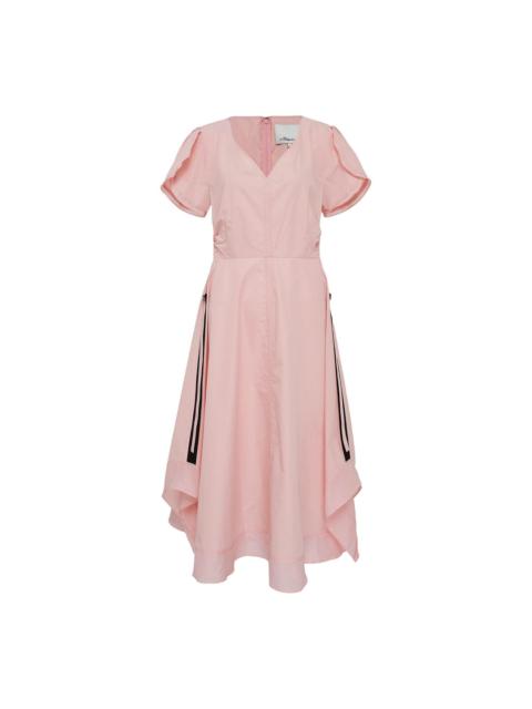 3.1 Phillip Lim Tulip Sleeve V-Neck Dress