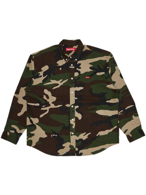 Supreme Supreme Small Box Denim Shirt 'Woodland Camo'