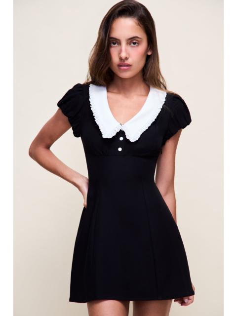 GUIZIO JANE EYELET MINI DRESS