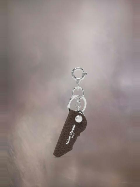 Maison Margiela Logo leather keyring