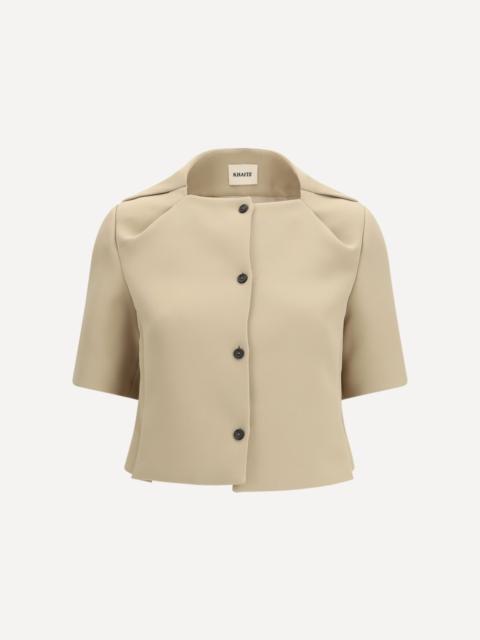 Lemaire DOUBLE LAYER BLOUSON WITH RIB | REVERSIBLE