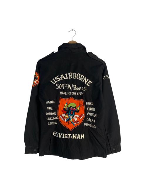 Other Designers Japanese Brand - US Airbone 65 Vietnam Embroidery Jacket
