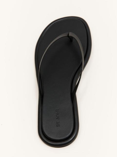 ST. AGNI Flip Flop - Black