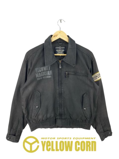 Vintage Y2K Yellow Corn Tokyo Yokohama Detroit Jacket