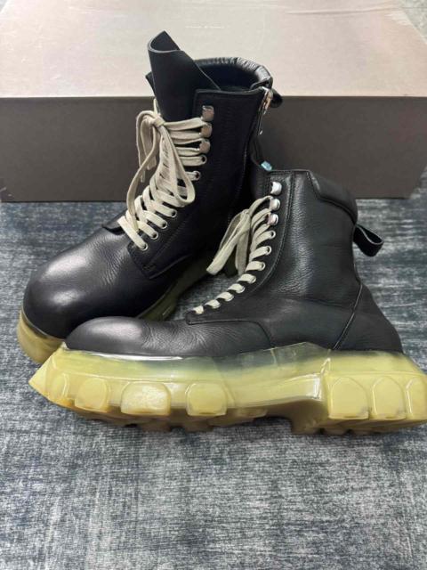 Rick Owens Rick Owens Transparent Octopus Sole Military Boots