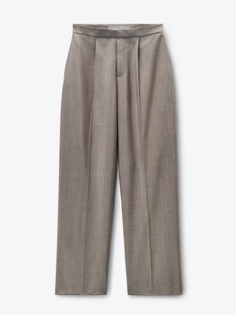 Alexander Wang Grey Wool Mohair Tailored Pant
