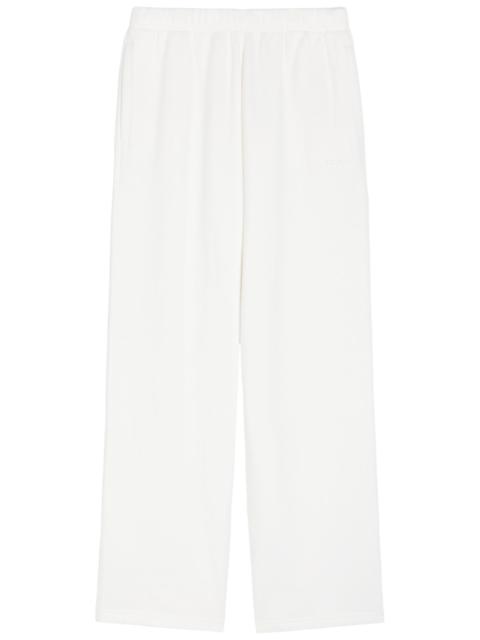 SKIMS Skims Logo Straight-leg Cotton-blend Sweatpants