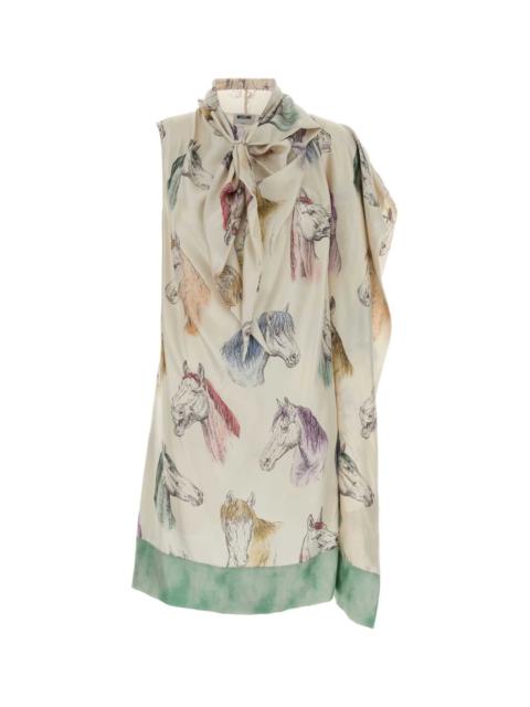 Moschino Moschino Women Printed Twill Dress
