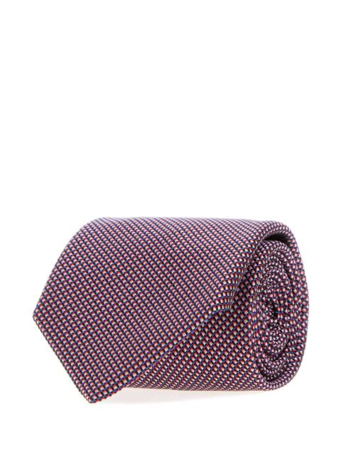 Brioni Brioni Men Embroidered Silk Tie