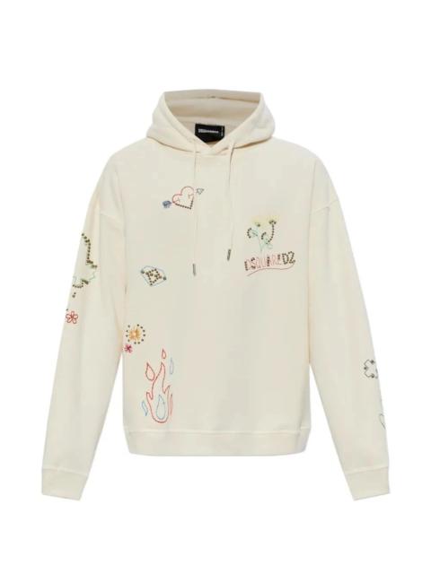 DSQUARED2 Dsquared2 Men Relax Fit Hoodie