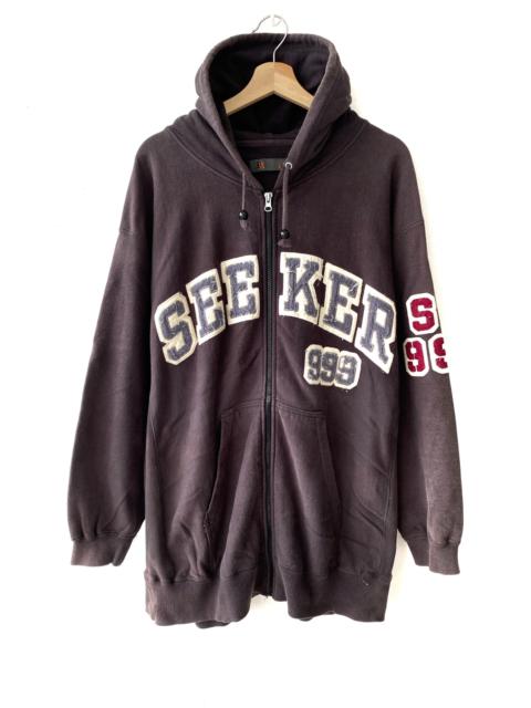 Other Designers Japanese Brand - Seeker Sunfaded Embroidered Zip Ups Hoodies