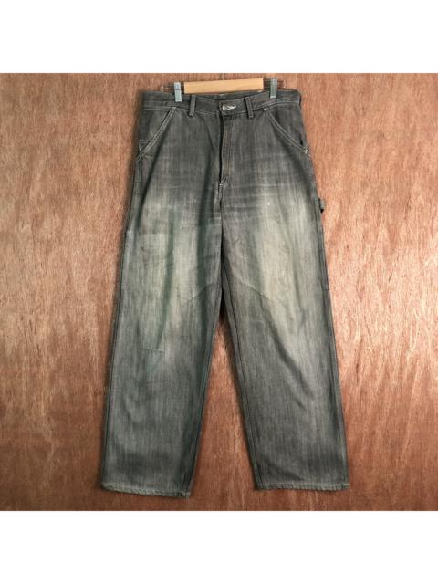 Other Designers Vintage - Carhartt painter Vintage Black Faded Denim Pants #c151