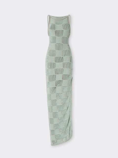 Ferrari 3D cotton long dress