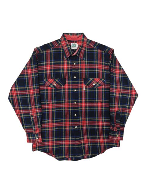 Other Designers Vintage Montego Outfield Flannel Button up Shirts
