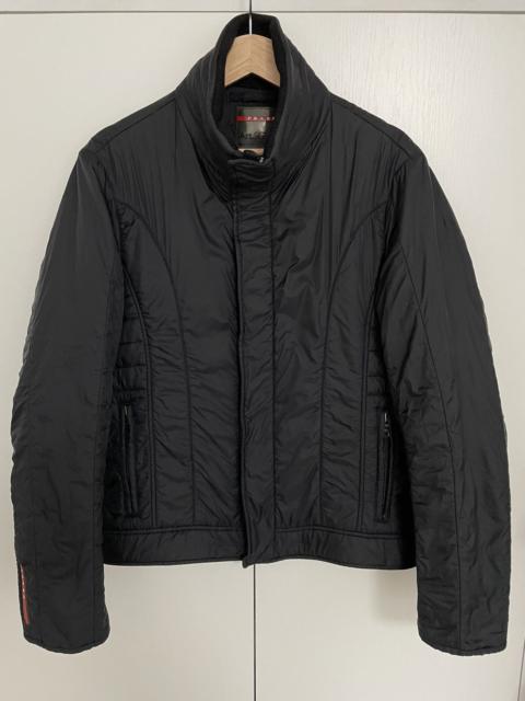Prada Prada Sport Vintage Moto Biker Insulated Linea Rossa Jacket