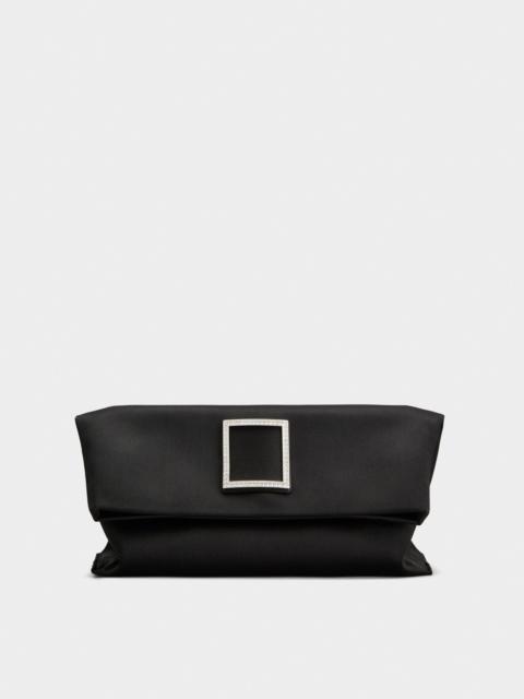 Roger Vivier Trompette Clutch in satin