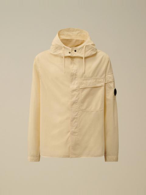 C.P. Company Organic Gabardine Hooded Zipped Overshirt