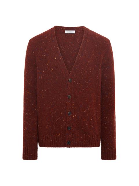 GABRIELA HEARST Ailis Knit Cardigan in Burnt Sienna Cashmere