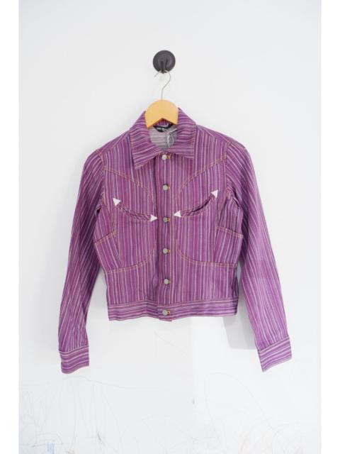 Hysteric Glamour 2000s Ozone Community Tokyo Stripeds Hand Stitch Jacket