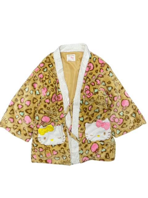 Other Designers Anime × Japanese Brand - Fandom mind Hello Kitty Full Print Two Head Pocket Kimonos
