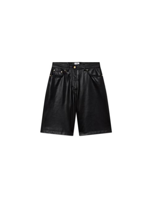 CASABLANCA Leather Skater Shorts | Casablanca Paris