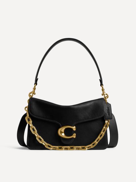 COACH Chain Tabby Leather Shoulder Bag 20