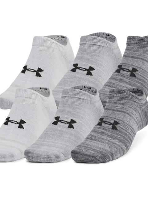 Under Armour Under Armour Mens Under Armour Essential 6 Pack No Show Socks
