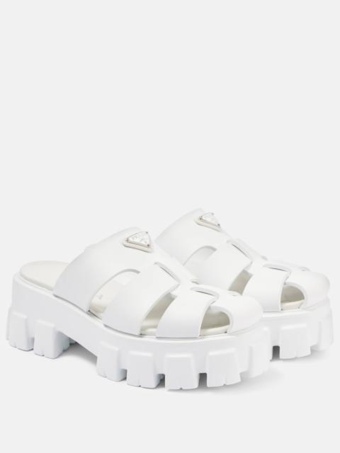 Prada Platform fisherman sandals