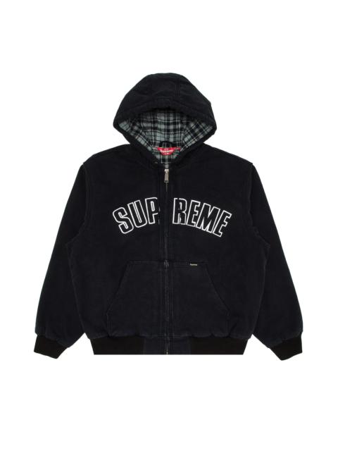 Supreme Supreme Reflective Arc Hooded Work Jacket 'Black'