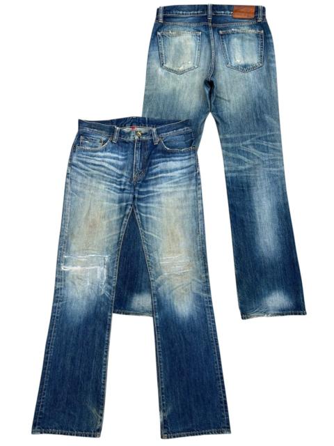 UNDERCOVER Uniqlo UJ Distressed Flare Denim Jeans 34x34