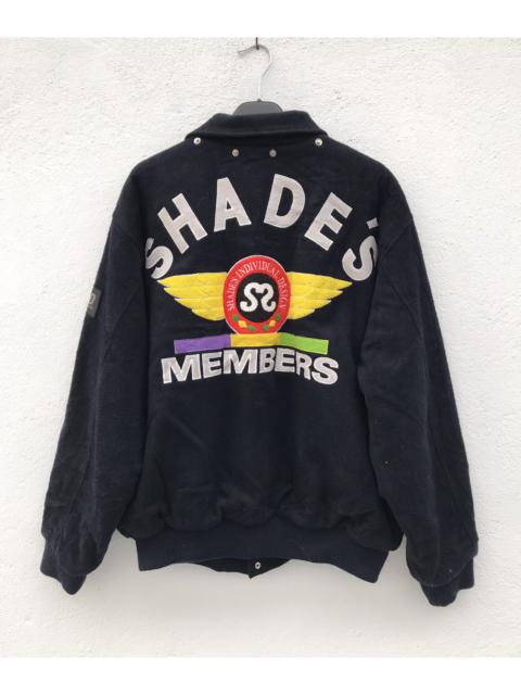 Other Designers Designer - Vintage 80s Shade’s Individual Design Big Logo Wool Jackets