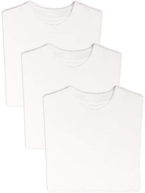 Jil Sander pack of 3 logo patch T-shirt