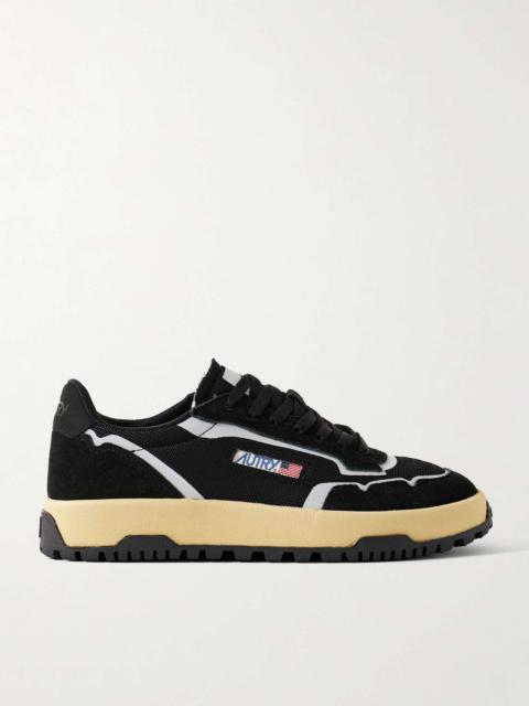 Wildpace Nubuck and Rubber-Trimmed Suede and Mesh Sneakers