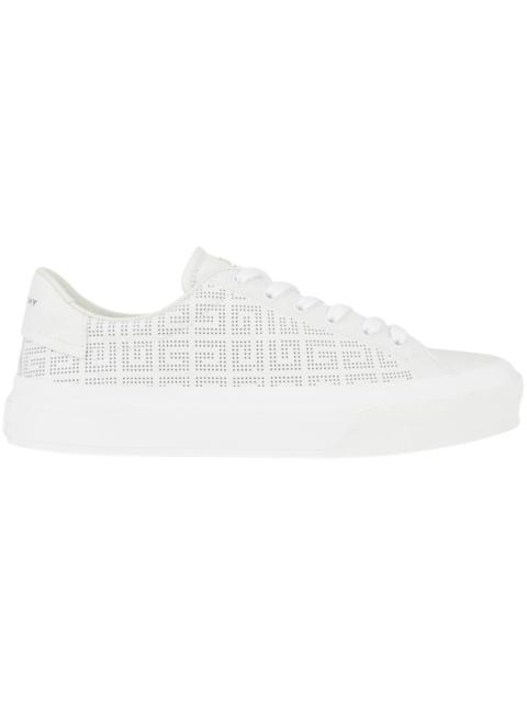 Givenchy Givenchy City In 4G White White Perforated Jacquard (Women's)