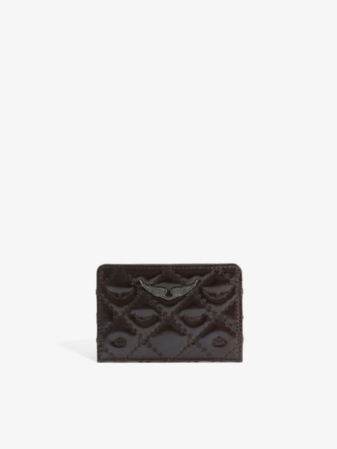 Zadig & Voltaire ZV Pass Vintage Monogram Cardholder