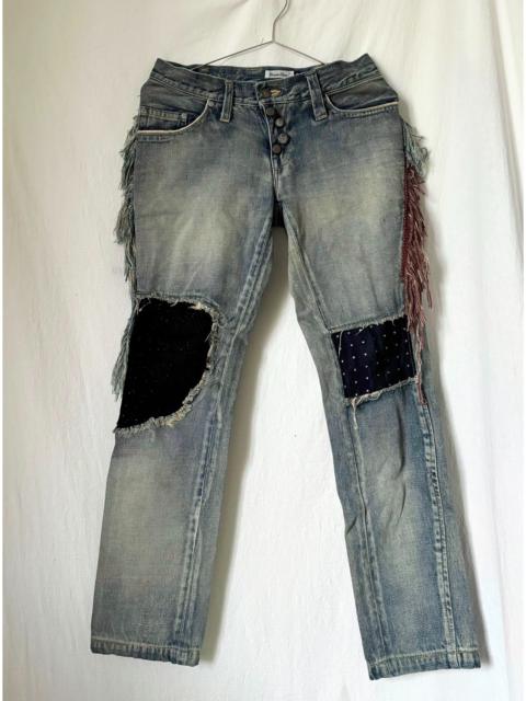 JOHNUNDERCOVER Undercover But Beautiful 03AW Fringe Mud Jeans