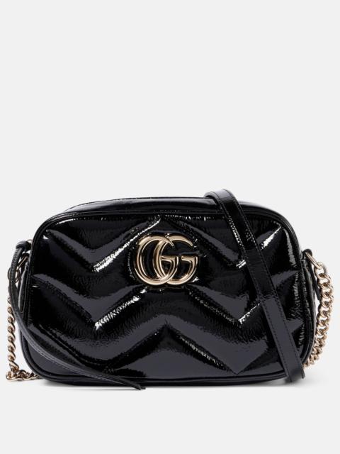 GG Marmont Mini patent leather shoulder bag