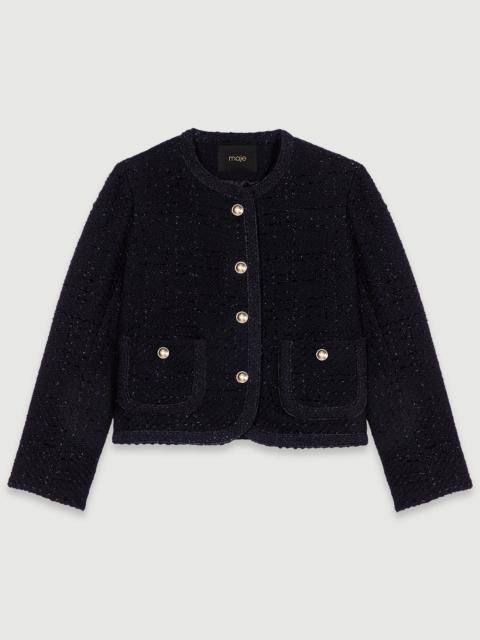 maje Short tweed jacket