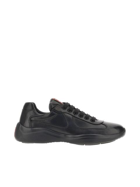 Prada Prada Nappa Leather America's Cup Sneakers Black