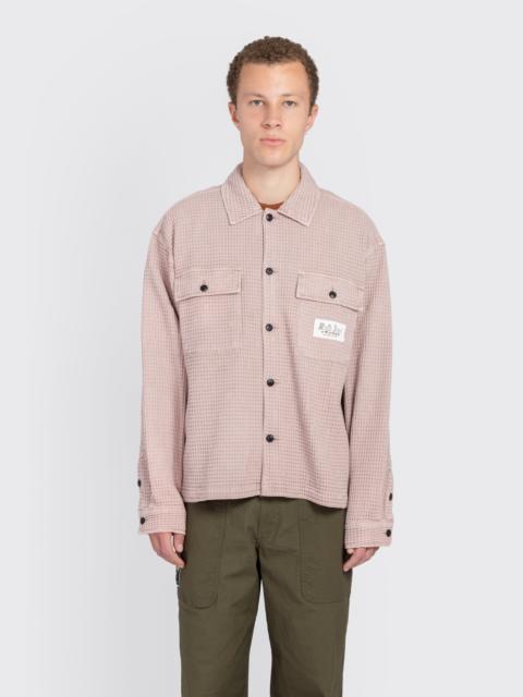 BRAIN DEAD Waffle Button Front Shirt