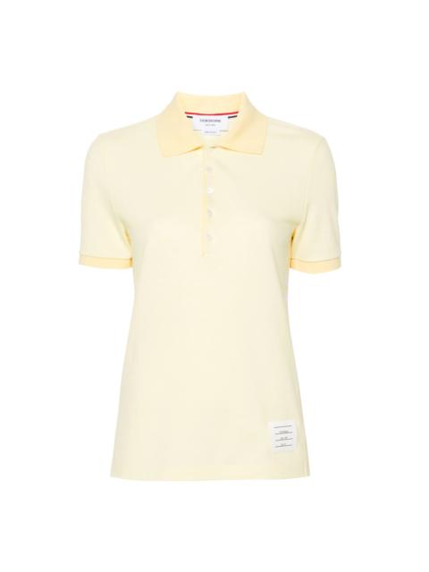 Thom Browne Short Sleeve Rib Cuff Polo