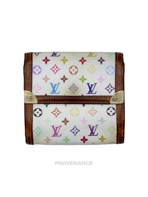 Louis Vuitton Louis Vuitton Elise Trifold Wallet - Monogram Multicolore White