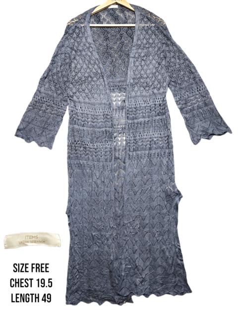 Other Designers URBAN RESEARCH DOORS - Open Knitted Fishnet Grunge Urban Research