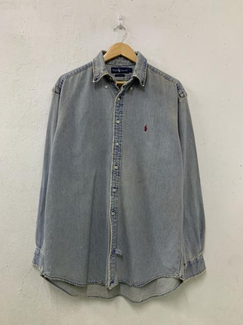 Other Designers Polo Ralph Lauren - Vintage Ralph Lauren Thrashed Denim Shirts